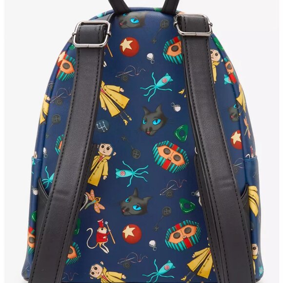 Loungefly - Coraline Icons Mini Backpack - NEW - Picture 4 of 4